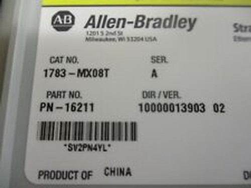 Allen Bradley 1783-Mx08T Stratix 8000 8-Port Expansion Module