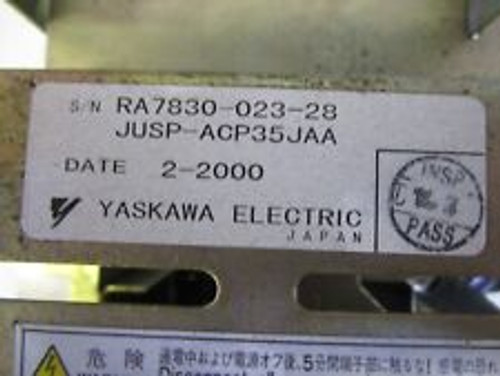 Yaskawa Electric Jusp-Acp35Jaa Servopack Servo Controller