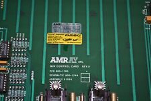 Amray Gun Control Card Rev.A Pcb 800-1750 Schematic 800-1749 Board #W906
