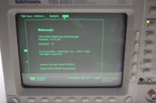 Tektronix Tds 420A Oscilloscope 4 Channel Digitizing 200Mhz 100 Ms/S