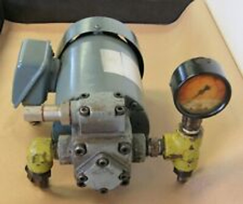 Pump With Motor, Parts From Miyano Cnc Lathe S/N 7051654