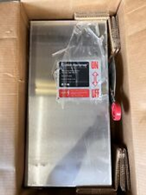 Eaton 100 Amp Non-Fusible Stainless Safety Switch 600 Vac Nema 4X Dh363Uwk