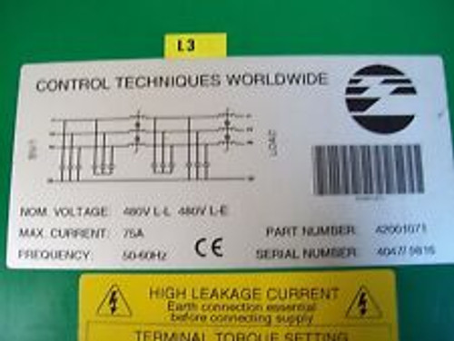 Control Techniques 4200-1071 Drive Option Filter