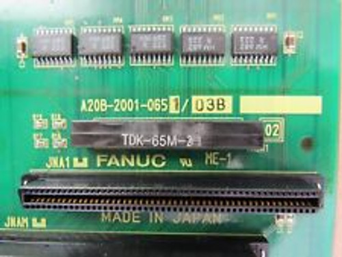 Fanuc Pc Board Dc A20B-2001-0651/03B
