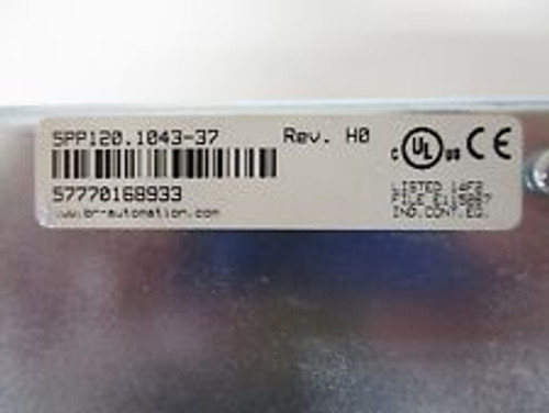 B & R Automation 5Pp120.1043-37 Rev H0 Hmi Power Panel