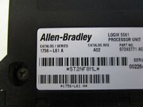 Allen-Bradley 1756-L61 Ser. A Control Logix Processor