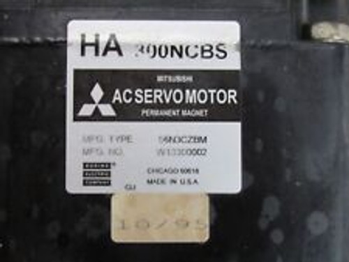 Mitsubhishi Ac Servo Motor Ha 300Ncbs Permanet Magnet 56N3Czbm