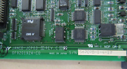 Yaskawa Circuit Board Jancd-Jcp03-1 Rev C02 Df9201924-C0 From Matsuura Ra-1G Vmc