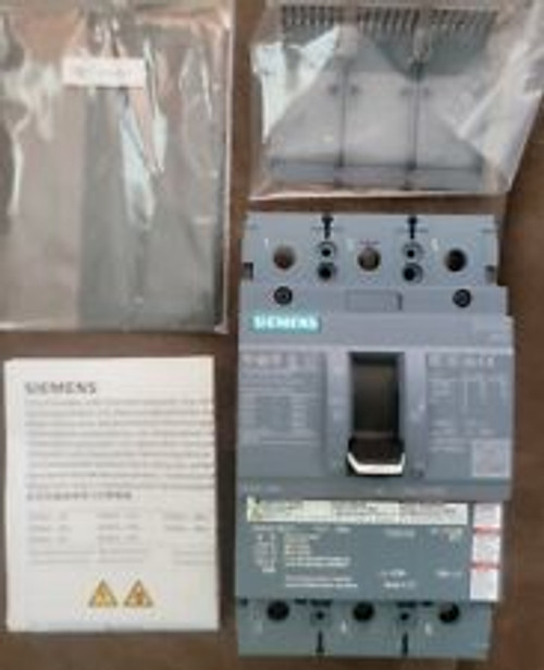 Siemens 3Va5222-5Ed31-0Aa0 3 Pole 480Volt 225Amp Circuit Breaker