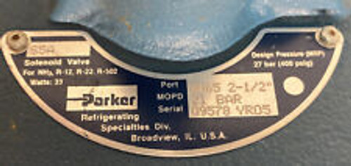 Parker S5A Dn65 Valve 2.5 Inch S5Adn65