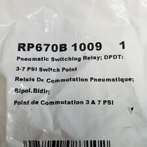 Honeywell Rp670B 1009 1 Pneumatic Switching Relay -