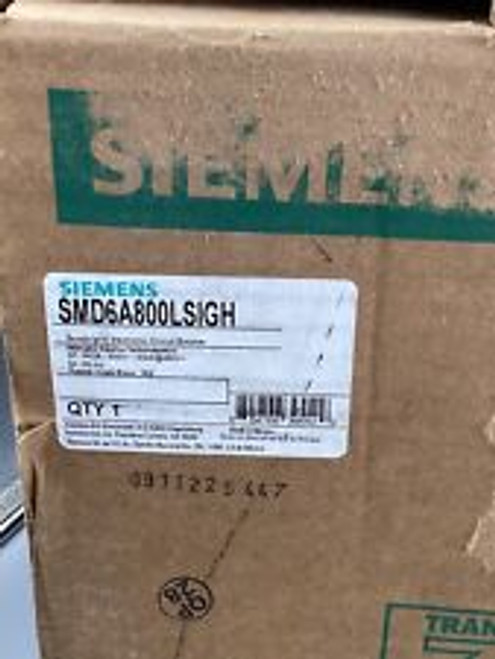 Siemens Smd6A800Lsigh Sentron Type Smd 800 Amp