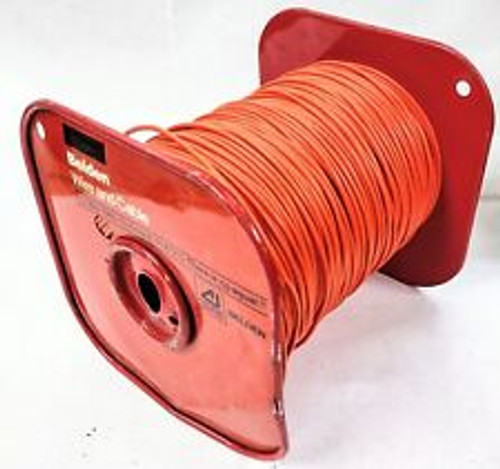 Belden 16-Awg Orange Pvc Hook-Up Wire 830Ft 1000V Max 26X30 Tinned Copper