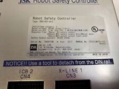 Jsk Robot Safety Controller Rbs-001-A-C 24Vdc 0.4A