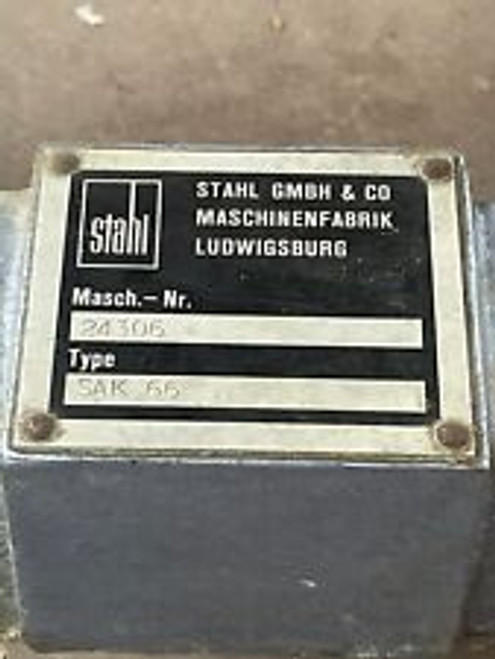 Stahl Roll Away Delivery Sak 66 Masch-Nr 24306 60Hz 220 Volt