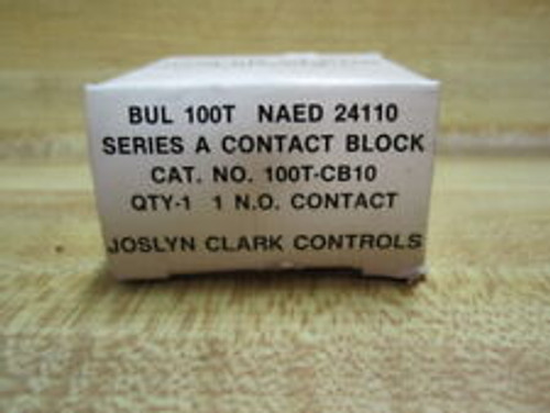 Joslyn Clark Sylvania 100T-Cb10 Contact Block 100Tcb10