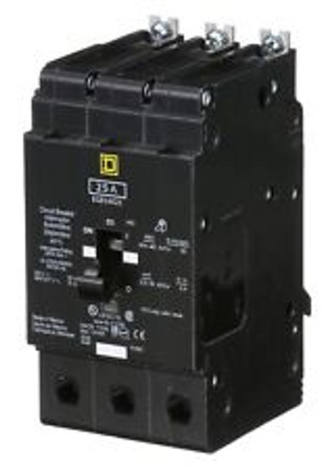 Egb34025 - Square D 25 Amp 3 Pole 480 Volt Bolt-On Circuit Molded Case Breaker