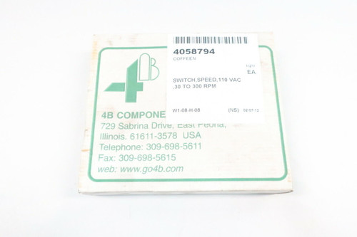 4b Components M8001V10C Speed Switch
