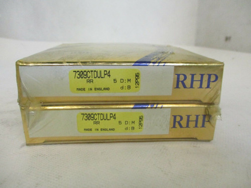 Matched Set Of 2 Rhp 7309Ctdulp4 Super Precision Bearing