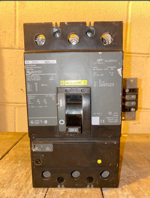 225A Breaker Square D Kal362251021 Circuit Breaker Ka 225A