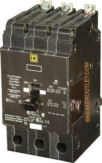 Ejb34060 Circuit Breaker 65K Rated, Square D