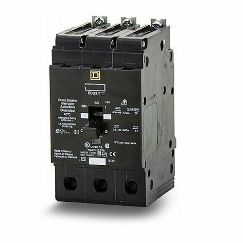 Edb34090 Molded Case Circuit Breaker 90 Amps 480V 3 Pole