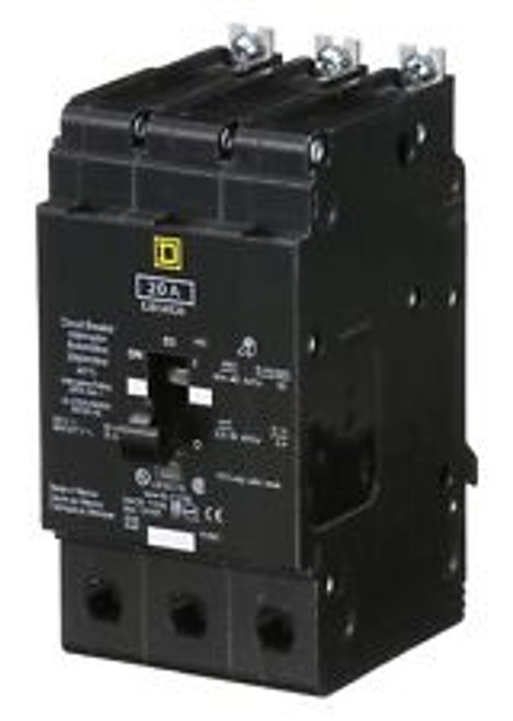 Ejb34020 - Square D 20 Amp 3 Pole 480 Volt Bolt-On Circuit Breaker