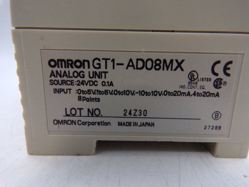 Omron Gt1-Ad08Mx Plc Module