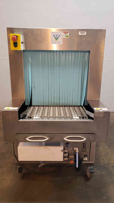 Viratek Decontamination Misting Tunnel Conveyor Stainless Steel Cleaned & Wor