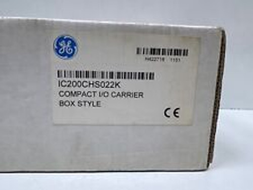 Ge Compact I/O Carrier Ic200Chs022K