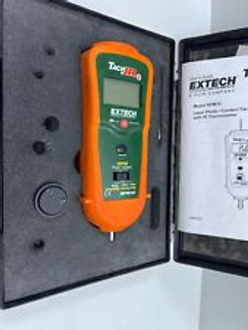Extech Rpm10-Nist Combination Laser Tachometer & Ir Thermometer