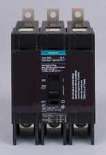 Siemens Bqd3100 Miniature Circuit Breaker, 100 A, 480V Ac, 3 Pole, Bolt On