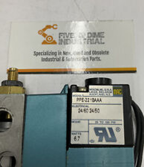 Mac B11C-Pp-221Ba-192 4 Way 24 Vcd Solenoid Valve