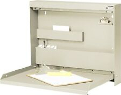 Datum Wallwrite Fold-Up Doctor Medical Office Warehouse Desk Economy Bone White