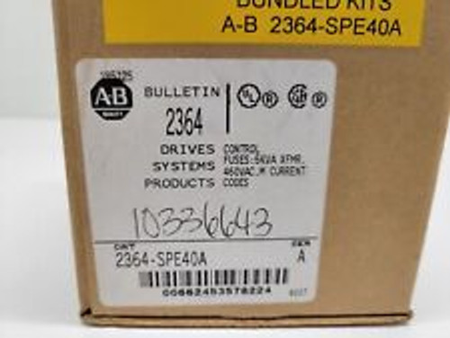 Allen-Bradley 5Kva 460Vac Control Fuse 2364-Spe40A Ser A