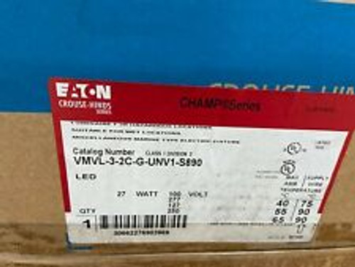 Eaton Crouse-Hinds Champ Series Vmvl-3-2C-G-Unv1-S890 27W Led