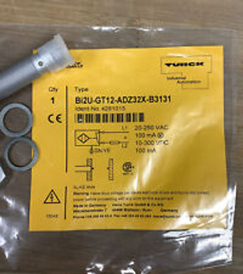 Turck Bi2U-Gt12-Adz32X-B3131 Proximity Sensor 4281015