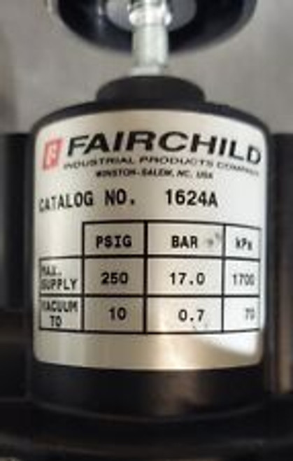 Fairchild Industrial Products 1624A. Vacuum Regulator.