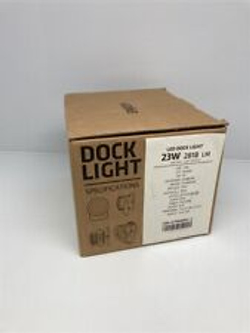 23W Led Dock Light Yellow Finish