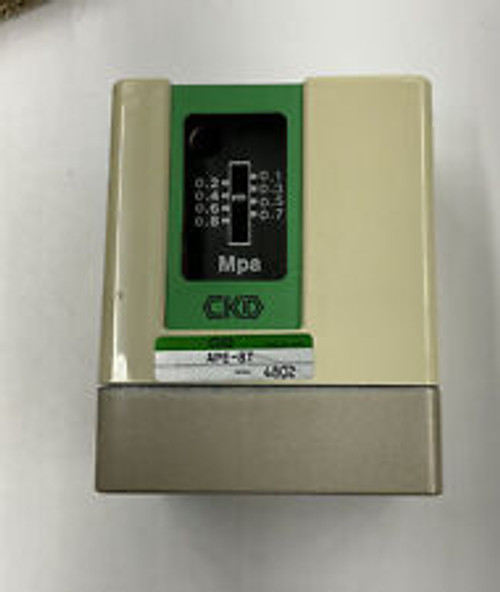 Ckd Ape-8T Pneumatic Pressure Switch 125/250 Vac 15A 0.1-0.8 Mpa