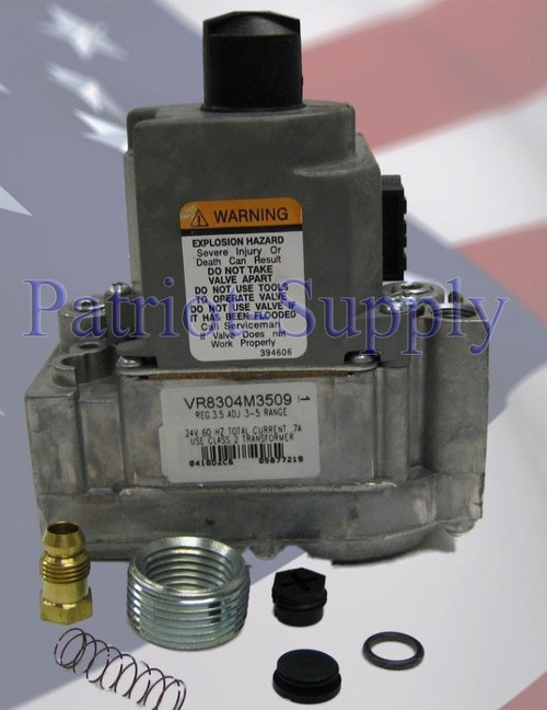 Honeywell Vr8304M3509 24Vac Dual Intermittent Pilot Gas Valve