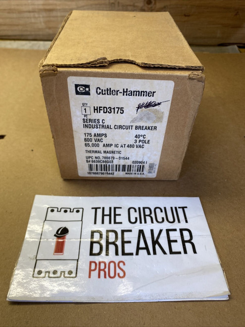 Eaton/Cutler-Hammer Hfd3175 3 Pole Circuit Breaker