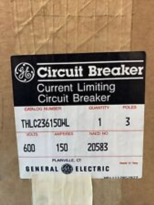 Ge Thlc236150Wl 150 A Circuit Breaker 3 Pole 600V Thlc234150 Thlc236150