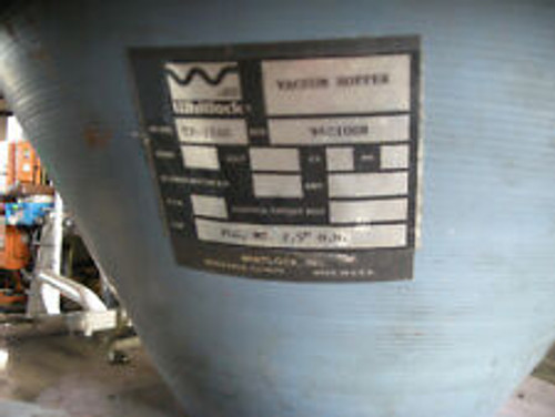 Aec/Whitlock Vacuum Reciever Hopper Tf151C W/2" Atmospheric Value
