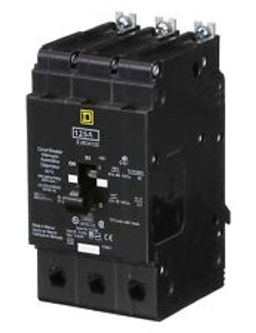 Ejb34125 - Square D 125 Amp 3 Pole 480 Volt Molded Case Circuit Breaker