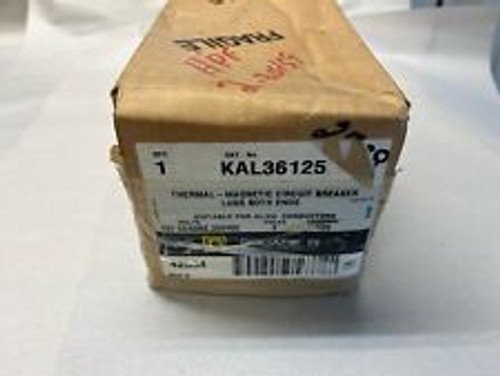 Square D Kal36125 Thermal Magnetic Circuit Breaker Lug Both Ends 125A 3 Pole