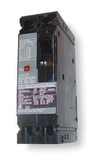 Siemens Hed42B040 Molded Case Circuit Breaker, 40 A, 480V Ac, 2 Pole, Lug In