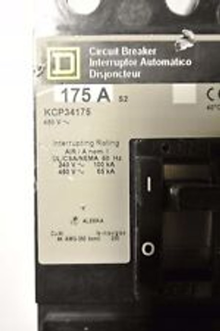 Square D Kcp34175 Kcp 3P 480V 175A Circuit Breaker -
