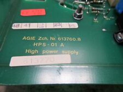 Agie 120 Edm High Power Supply Hps-01 A 613760.8 Cnc 613770