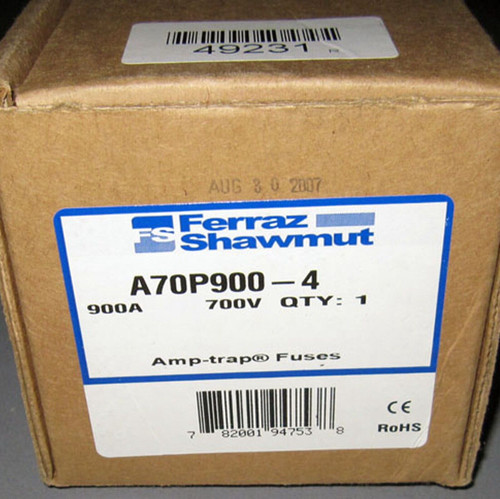 Ferraz Shawmut A70P900-4 Amp-Trap Mersen Fuse